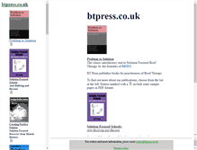 Tablet Screenshot of btpress.co.uk